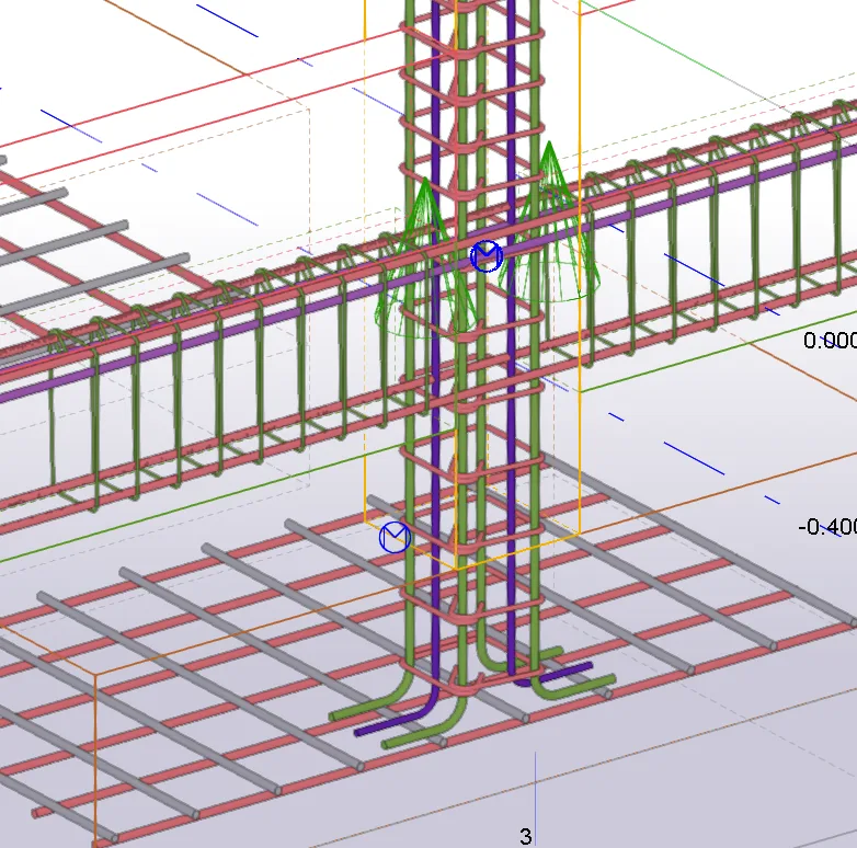 Modelo estructural BIM en Tekla Structures