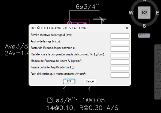 Cálculo de Estribos ASCQRTANTE en AutoCAD